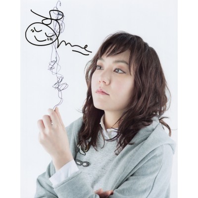 鈴木杏直筆サイン入り写真当選書付