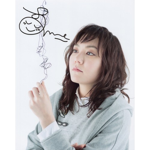 鈴木杏直筆サイン入り写真当選書付