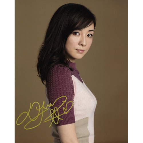 伊藤歩直筆サイン入り写真当選書付