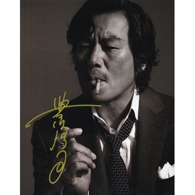 豊川悦司直筆サイン入り写真当選書付