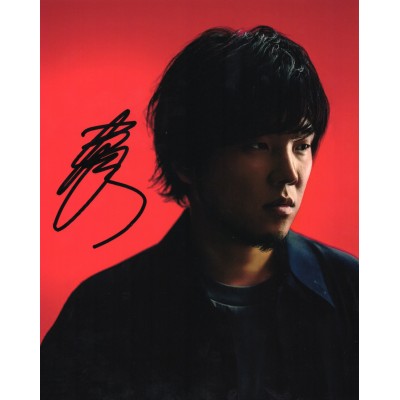 秦基博直筆サイン入り写真当選書付