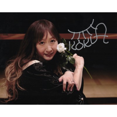 吉田亜紀子直筆サイン入り写真当選書付