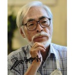 宮崎駿直筆サイン入り写真当選書付
