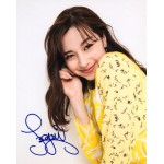 中条あやみ直筆サイン入り写真当選書付