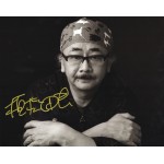 植松伸夫直筆サイン入り写真当選書付