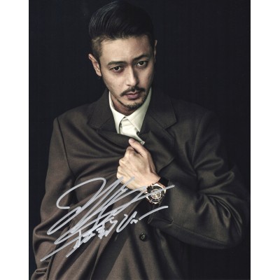 小田切譲直筆サイン入り写真当選書付