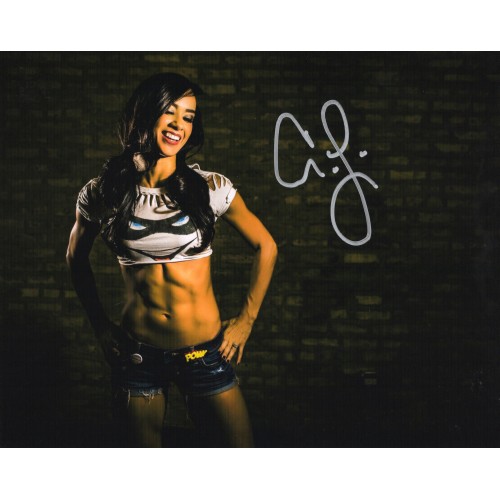 AJ Lee エイプリル・ジャネット・メンデス 直筆サイン入り写真認証COA付
