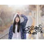 aikoアイコ直筆サイン入り写真 当選書付