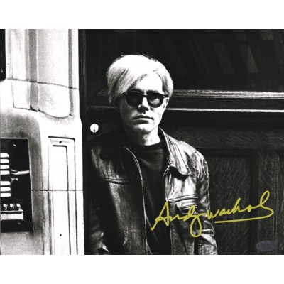 Andrew Warhol アンディ・ウォーホル 直筆サイン入り写真COA付