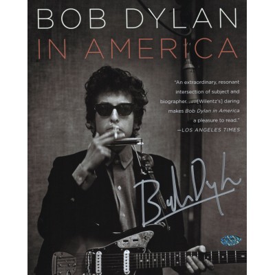 Bob Dylan ボブ・ディラン 直筆サイン入り写真COA付