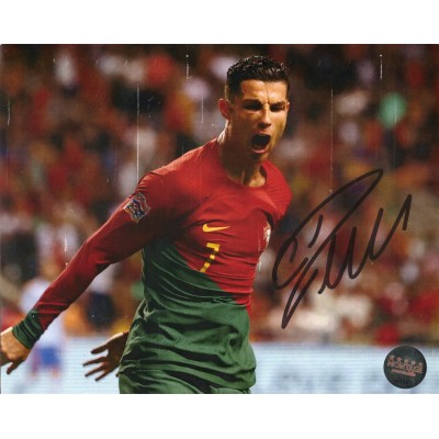 Cristiano Ronaldo クリスティアーノ・ロナウド 直筆サイン入り写真MONTAGE認証