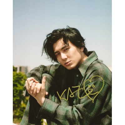 藤井風直筆サイン入り写真当選書付