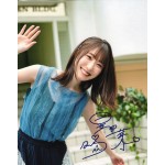 日高里菜直筆サイン入り写真当選書付