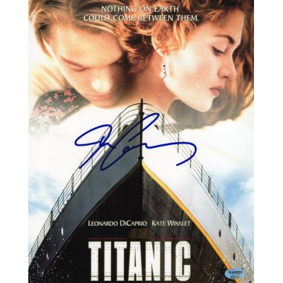 James Cameron ジェームズ・キャメロン タイタニック 直筆サイン入り写真認証COA付
