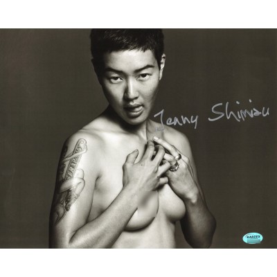 Jenny Shimizu ジェニー・シミズ 直筆サイン入りヌード写真COA付