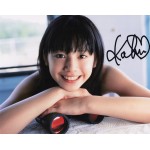 夏帆直筆サイン入り写真当選書付