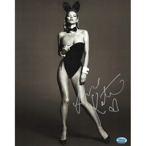Kate Moss ケイト・モス 直筆サイン入りヌード写真COA付