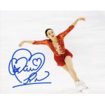 浅田真央直筆サイン入り写真当選書付