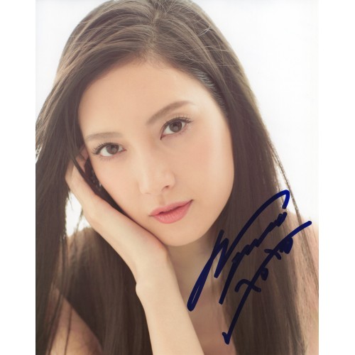 菜々緒直筆サイン入り写真 当選書付