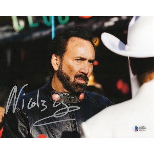 Nicolas Cage ニコラス・ケイジ 直筆サイン入り写真 BECKETT 認証