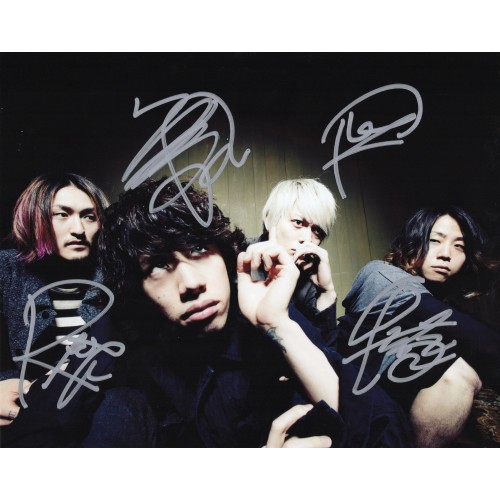 ワンオクロック ONE OK ROCK 直筆サイン入り写真当選書付