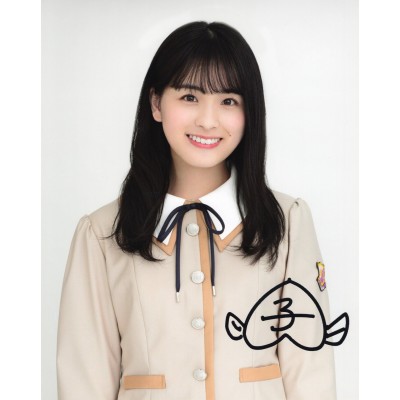 大園桃子直筆サイン入り写真当選書付