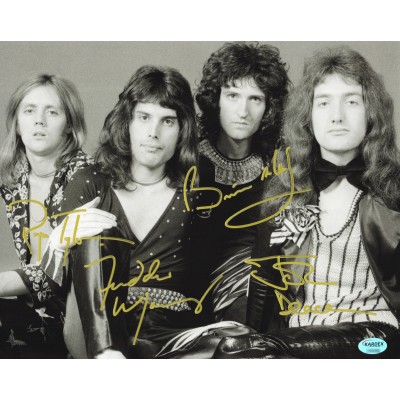 Queen クイーン 直筆サイン入り写真認証COA付