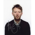 Thom Yorke トム・ヨーク 直筆サイン入り写真認証COA付