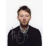 Thom Yorke トム・ヨーク 直筆サイン入り写真認証COA付