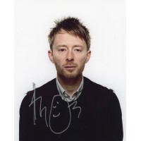Thom Yorke トム・ヨーク 直筆サイン入り写真認証COA付