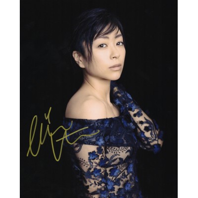 宇多田ヒカル直筆サイン入り写真当選書付