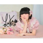田村ゆかり直筆サイン入り写真当選書付
